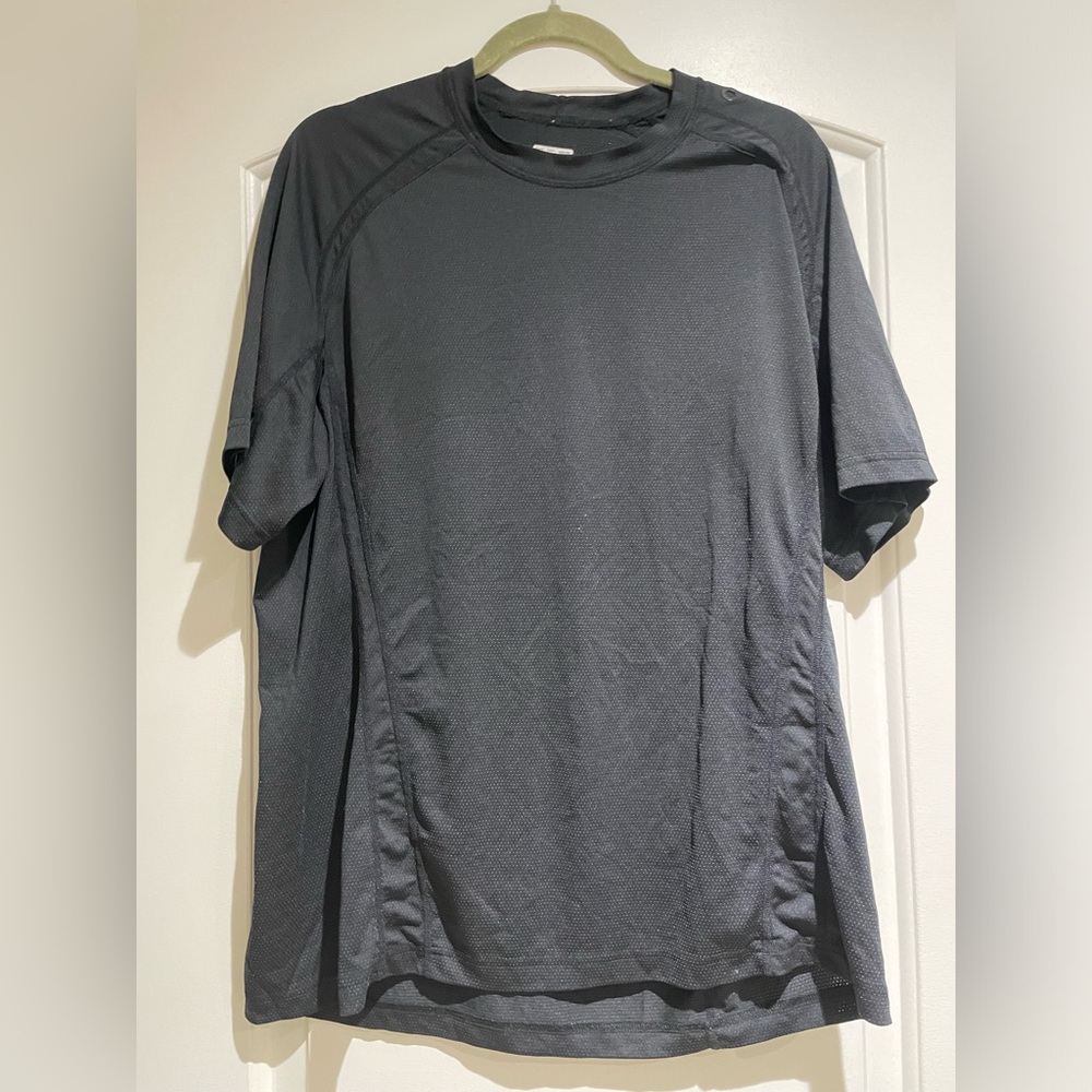 lululemon athletica Charcoal Short Sleeve Active Tee